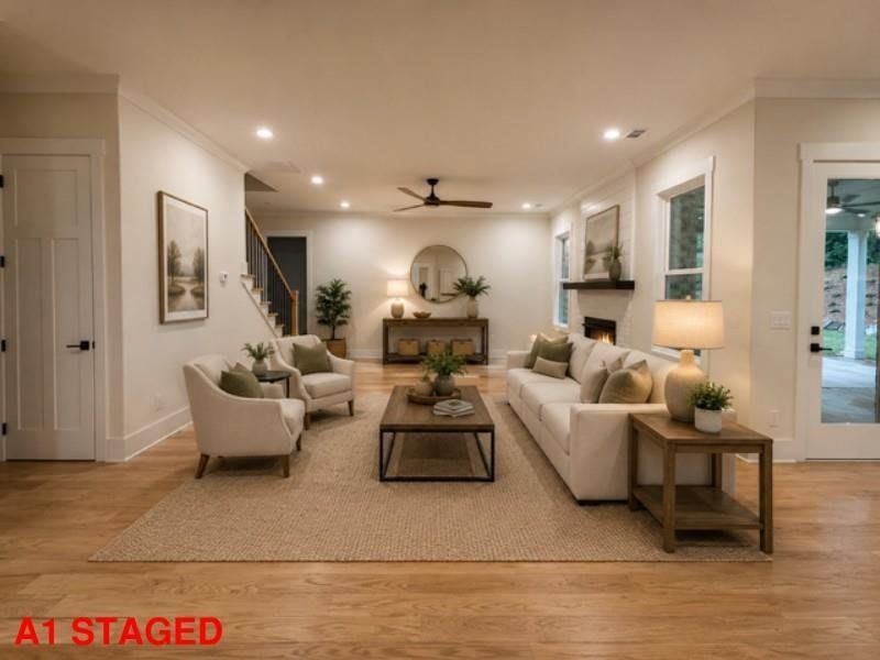 Furnished interior view inside a new home in , Marietta (Image 30).