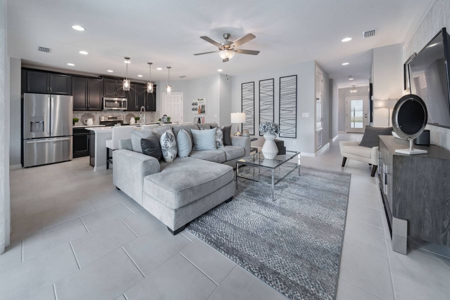 Great Room | Selby Flex | New Homes in Florida | Landsea Homes