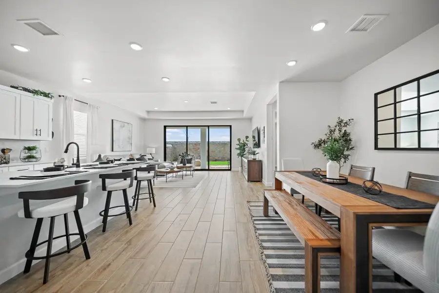 Representative furnished interior of a home built from the Tularosa by Hakes Brothers in Summer Sky North, El Paso (Image 3).