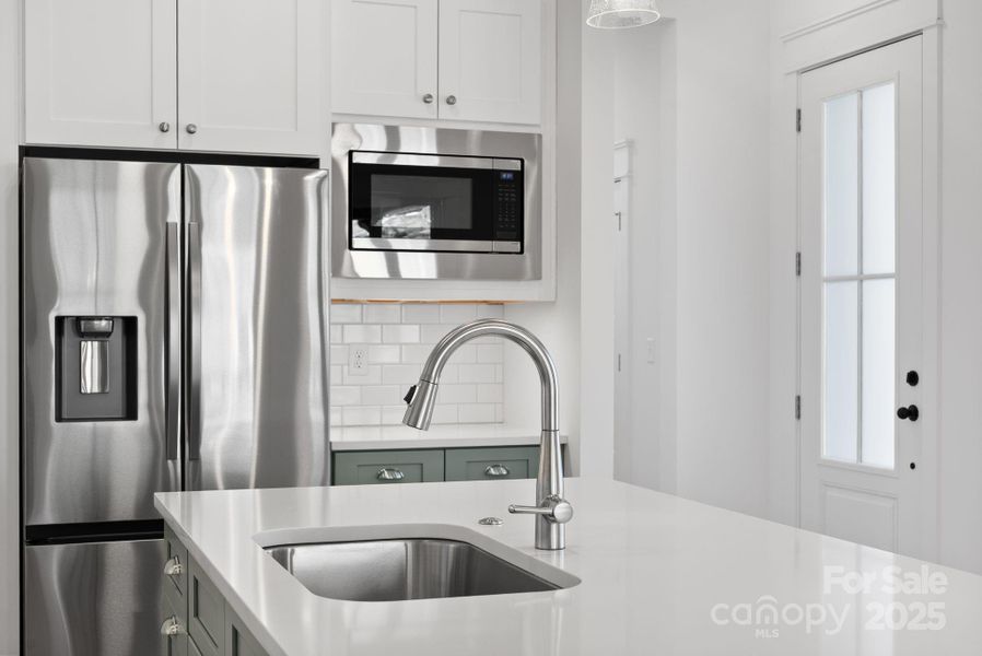 Close-up of interior finishes inside a home in , Asheville (Image 22).