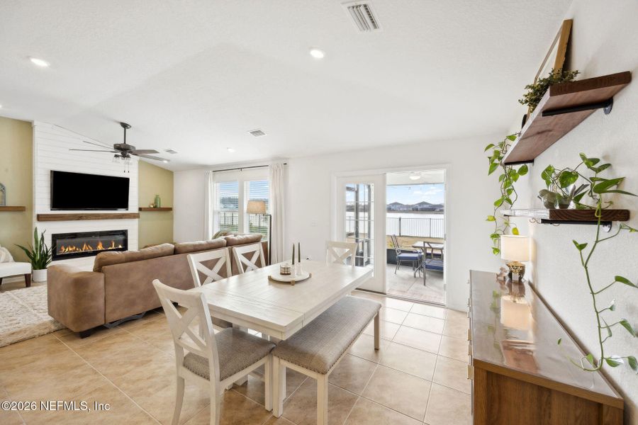 Furnished interior view inside a new home in Panther Creek, Jacksonville (Image 23). Furnished interior view inside a new home in Panther Creek, Jacksonville (Image 23).
