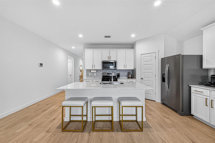 Furnished interior view inside a new home in , Katy (Image 17). Furnished interior view inside a new home in , Katy (Image 17).