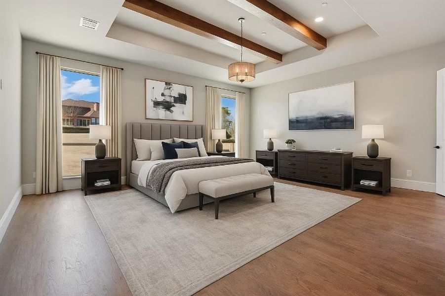 Primary Bedroom - Virtually Staged