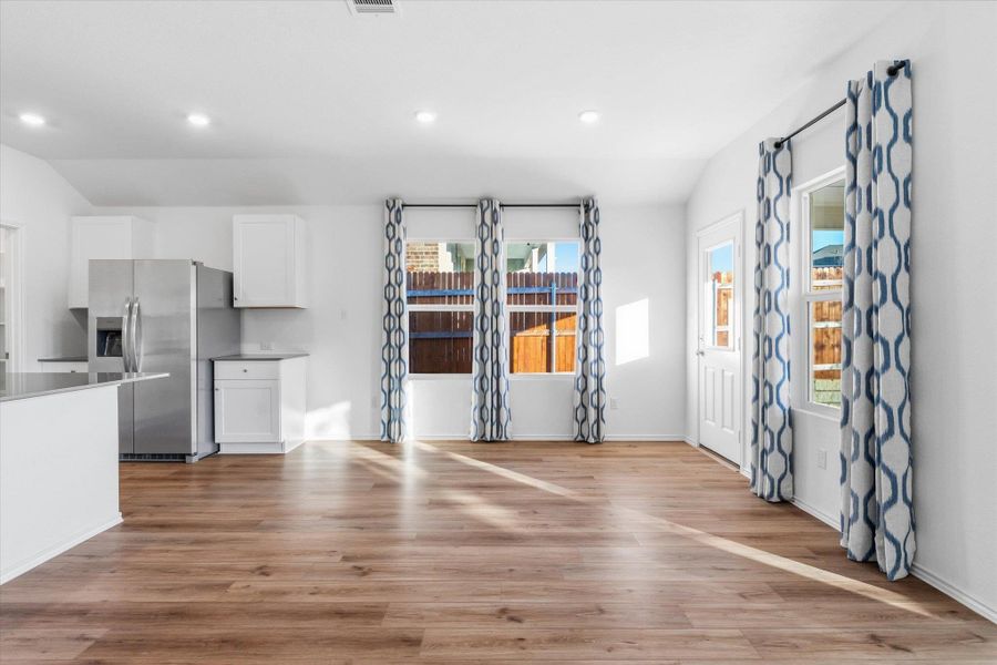 Furnished interior view inside a new home in Thunder Rock: Watermill Collection, Marble Falls (Image 14).