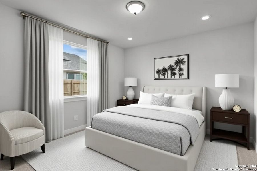 Furnished interior view inside a new home in Highland Ridge, New Braunfels (Image 8). Furnished interior view inside a new home in Highland Ridge, New Braunfels (Image 8).