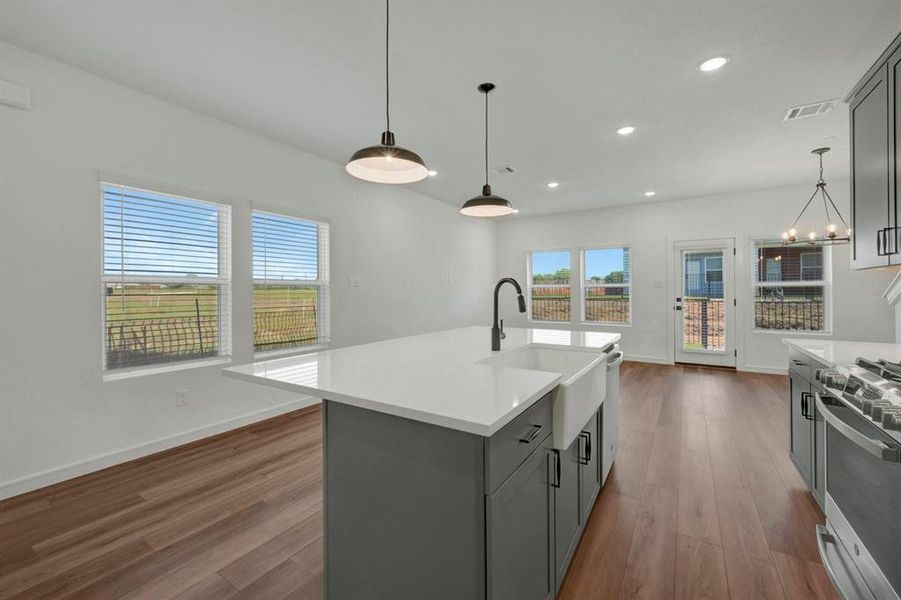 Furnished interior view inside a new home in Providence Commons, Providence Village (Image 7).