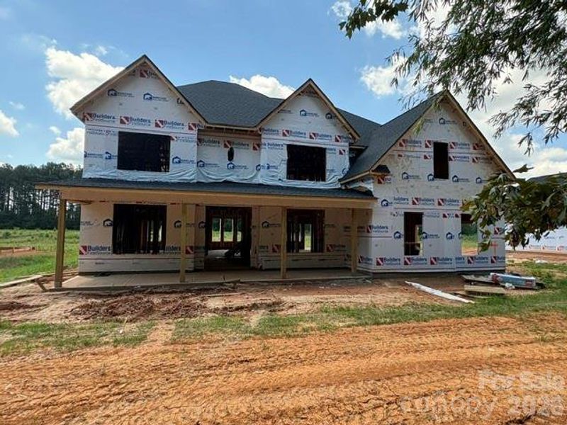 In-progress construction of a new home in , Monroe, NC (Image 4).
