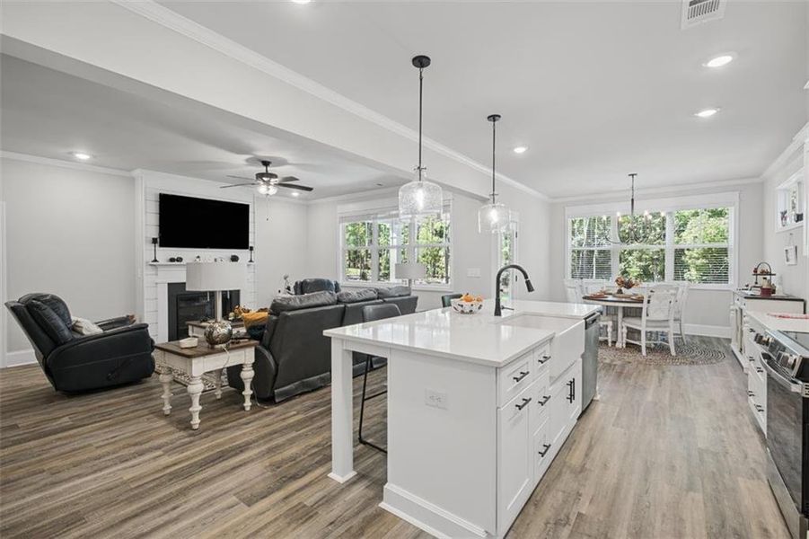 Furnished interior view inside a new home in , Douglasville (Image 16).