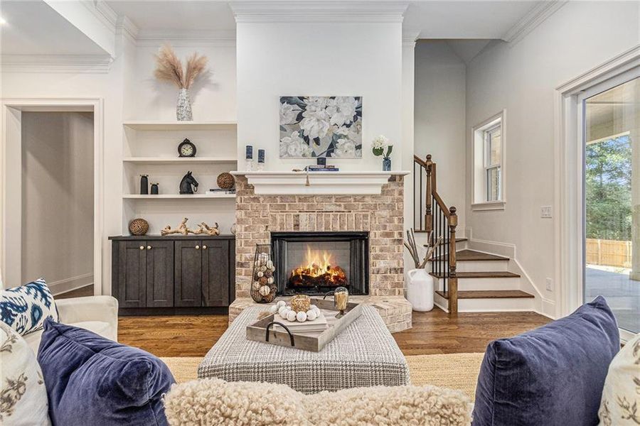 Furnished interior view inside a new home in , Canton (Image 18). Furnished interior view inside a new home in , Canton (Image 18).