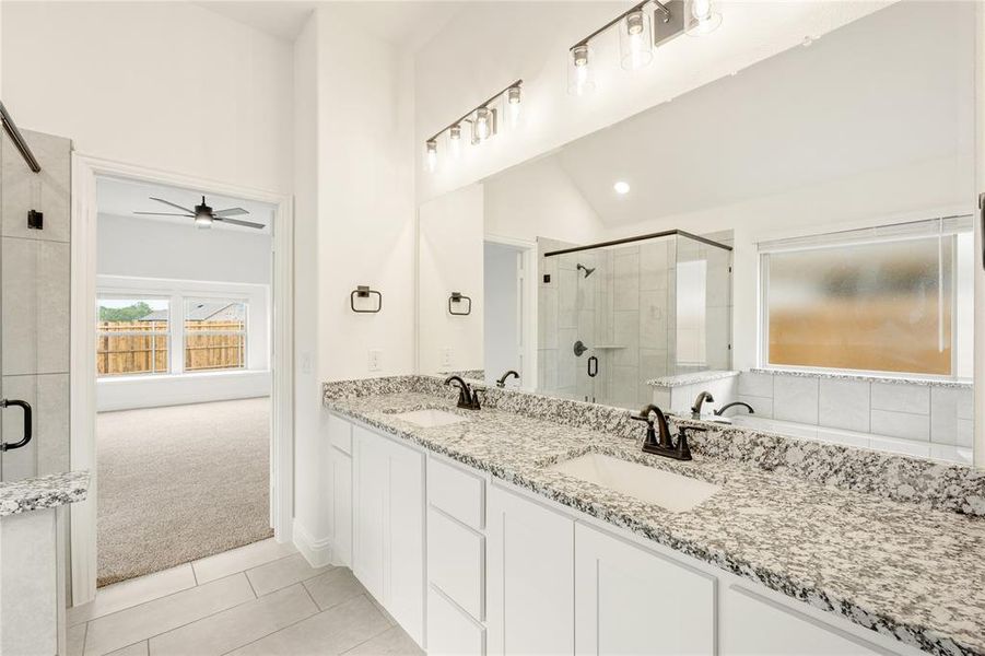 Furnished interior view inside a new home in East Oak Creek 50-55, Commerce (Image 12). Furnished interior view inside a new home in East Oak Creek 50-55, Commerce (Image 12).