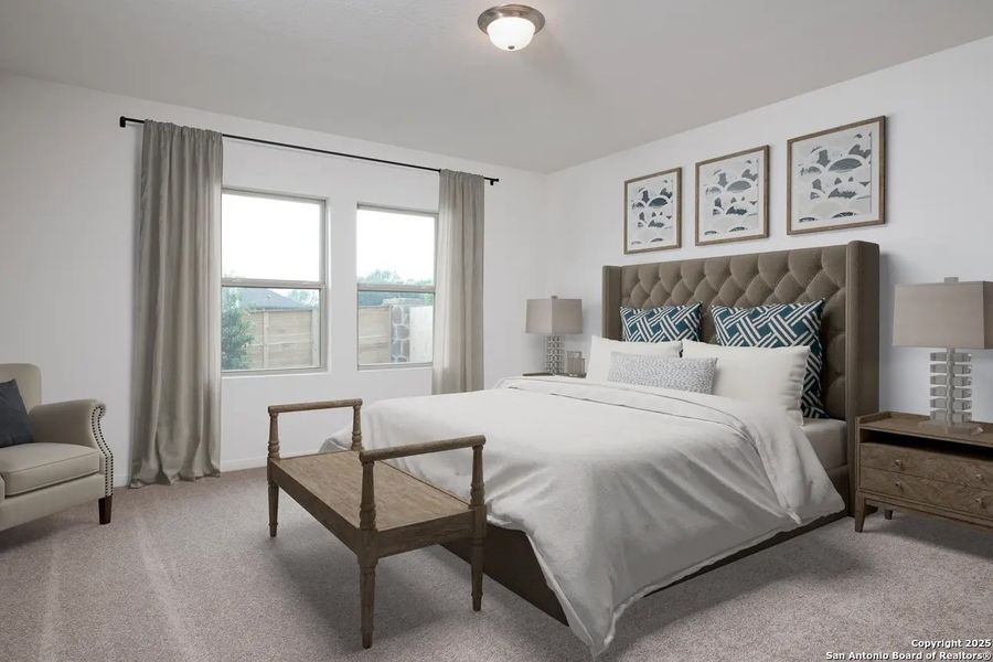 Furnished interior view inside a new home in Saddlebrook Ranch, Schertz (Image 8). Furnished interior view inside a new home in Saddlebrook Ranch, Schertz (Image 8).