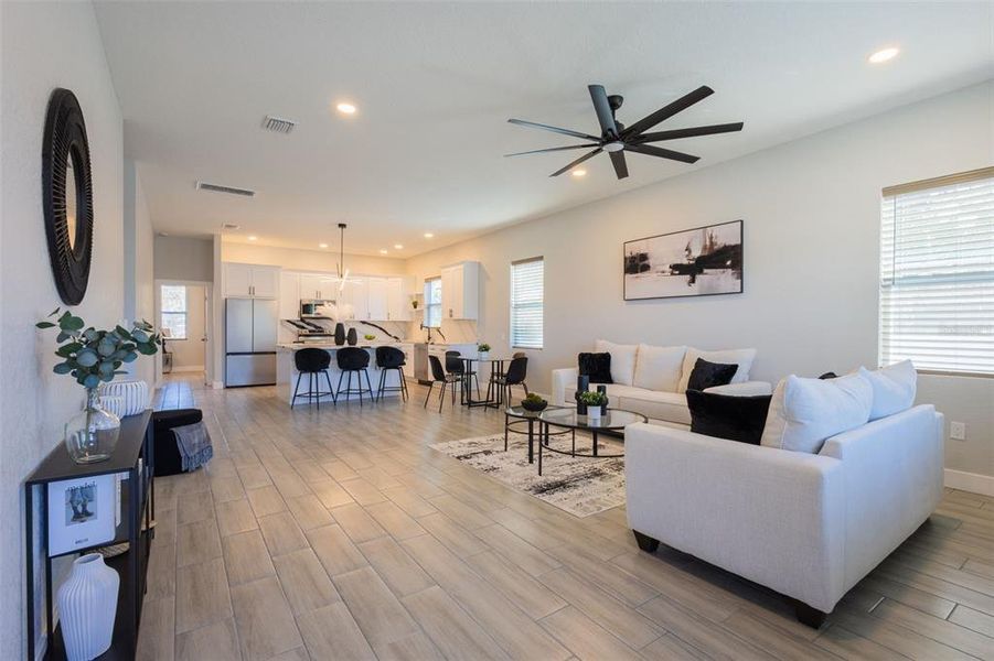 Furnished interior view inside a new home in , New Port Richey (Image 9).
