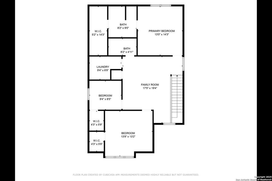 2D floor plan layout of this home in Winding Brook, San Antonio, TX (Image 3).