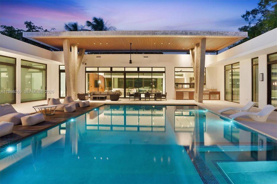 Exterior details and patio area of a home in , Miami Shores (Image 26). Exterior details and patio area of a home in , Miami Shores (Image 26).