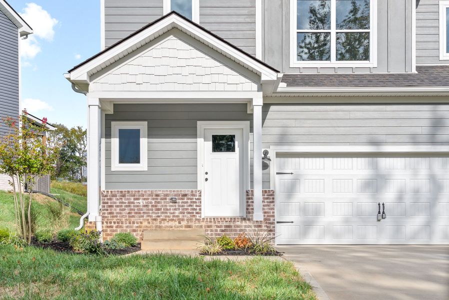 Exterior details and patio area of a home in New Hope Estates, Clarksville (Image 3).
