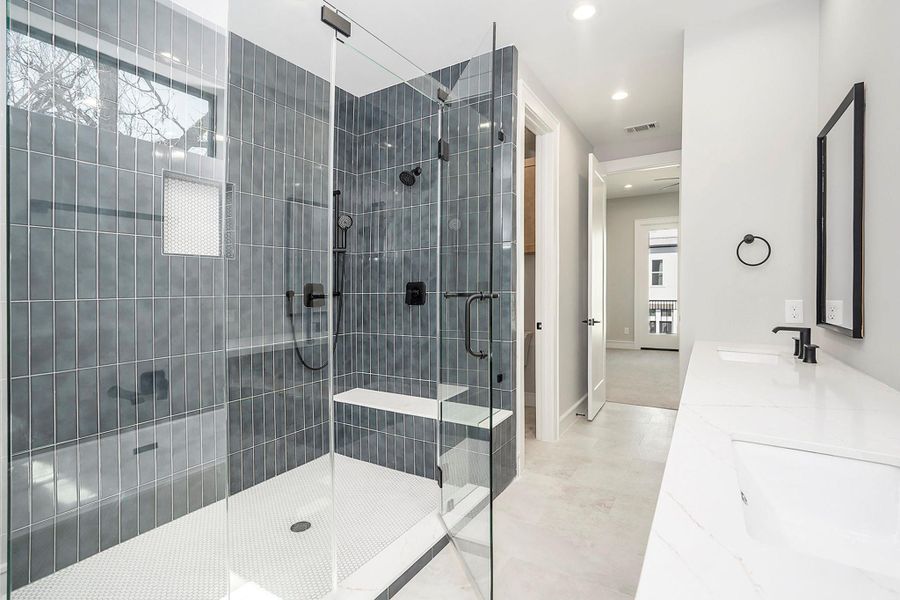 Furnished interior view inside a new home in , Houston (Image 17). Furnished interior view inside a new home in , Houston (Image 17).