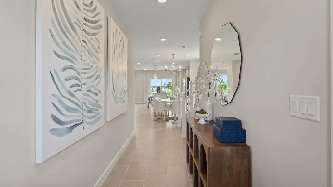 Ponte Vedra Model Home Entry Interior at Willowbrook North by DRB Homes in Winter Haven FL Ponte Vedra Model Home Entry Interior at Willowbrook North by DRB Homes in Winter Haven FL
