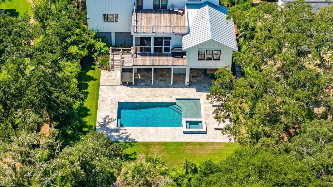 Exterior details and patio area of a home in , Isle Of Palms (Image 30).
