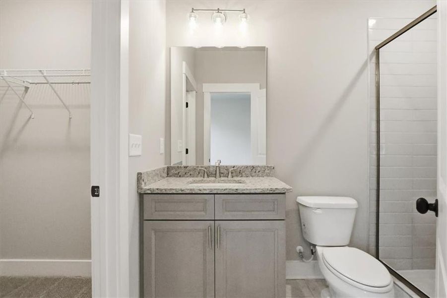 Furnished interior view inside a new home in , Statham (Image 19).