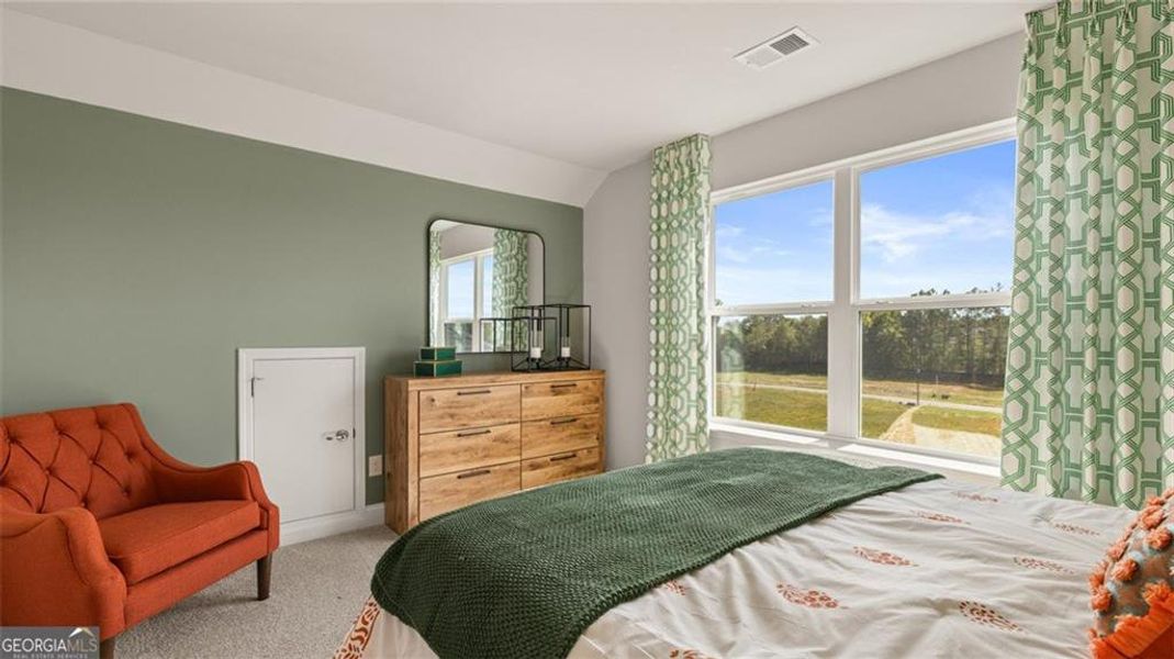 Furnished interior view inside a new home in Oak Ridge Meadows - Active Adult, Locust Grove (Image 14). Furnished interior view inside a new home in Oak Ridge Meadows - Active Adult, Locust Grove (Image 14).