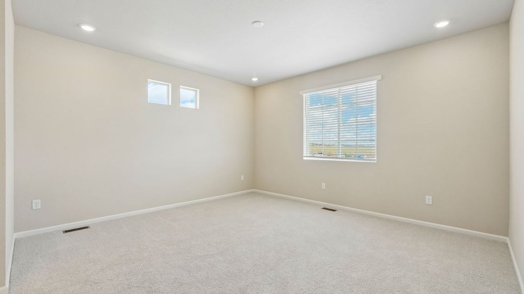 Spacious, unfurnished interior of a new home in Banning Lewis Ranch, Colorado Springs (Image 24). Spacious, unfurnished interior of a new home in Banning Lewis Ranch, Colorado Springs (Image 24).