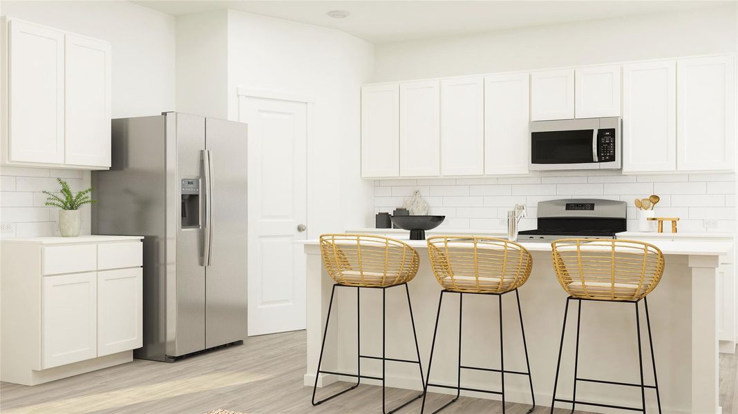 Furnished interior view inside a new home in Moore Landing, Magnolia (Image 25).