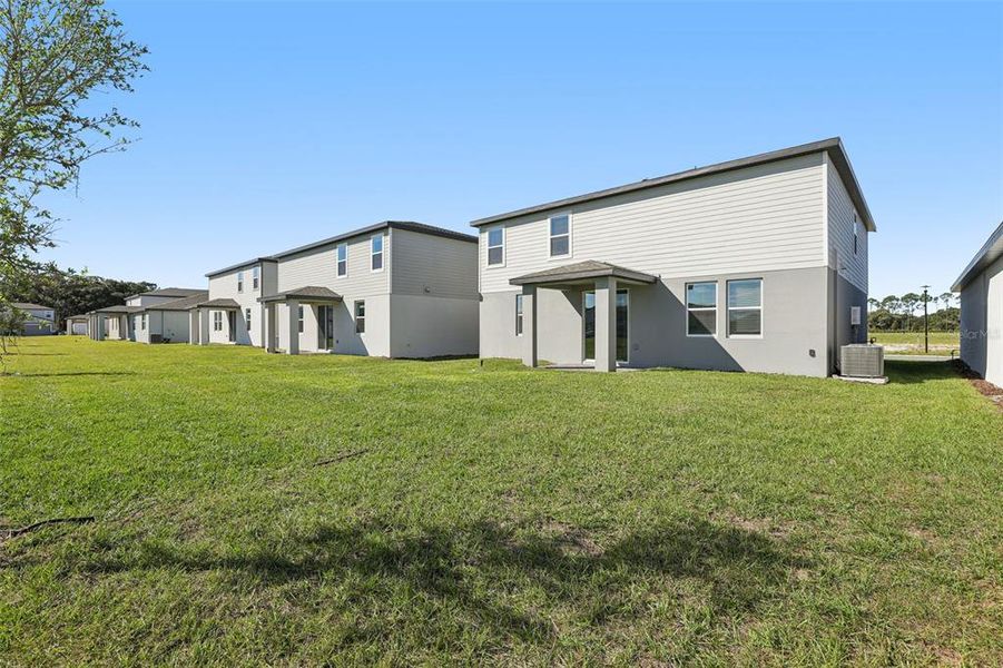 Exterior details and patio area of a home in The Reserve at Twin Lakes, St. Cloud (Image 29). Exterior details and patio area of a home in The Reserve at Twin Lakes, St. Cloud (Image 29).
