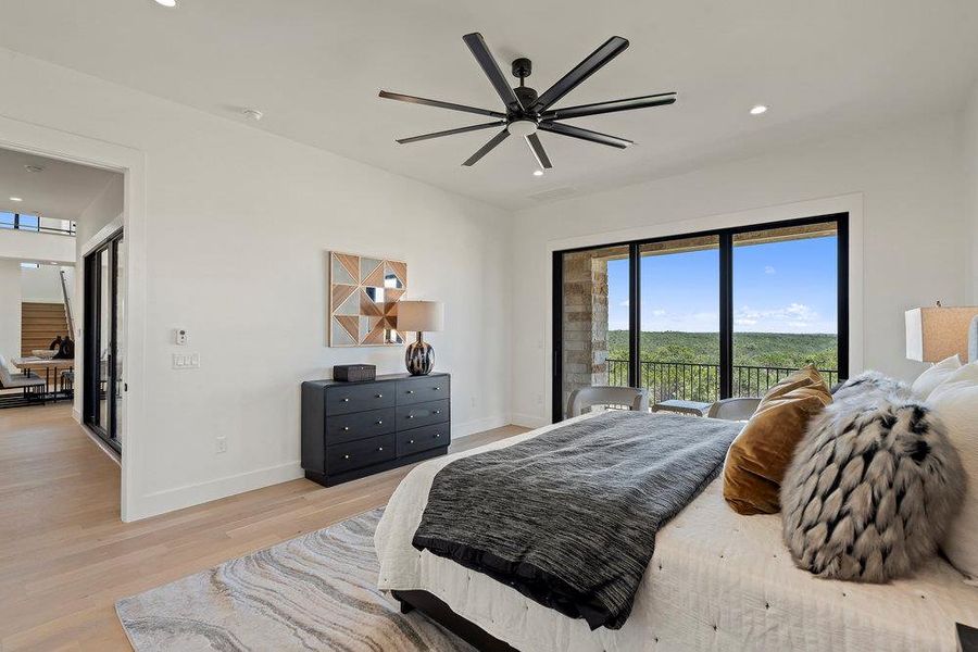 Furnished interior view inside a new home in Milky Way at River Place, Austin (Image 10).