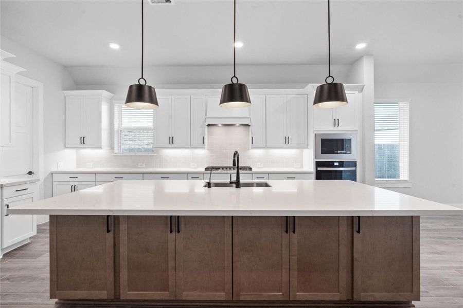Additional view of this chef-inspired kitchen.