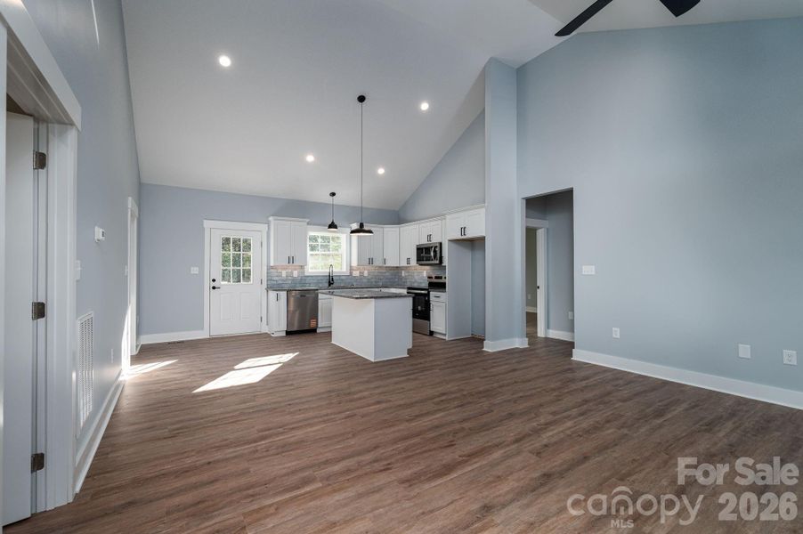 Furnished interior view inside a new home in , Hickory (Image 6).