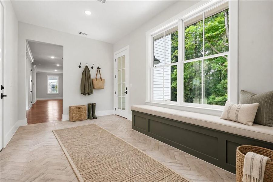 Furnished interior view inside a new home in , Alpharetta (Image 14).