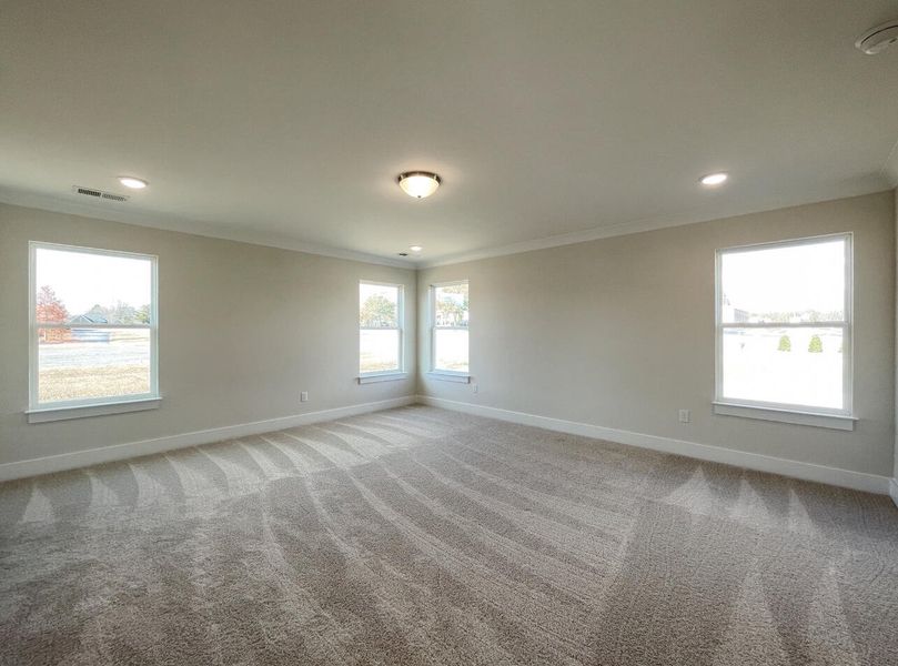 Spacious, unfurnished interior of a new home in Founders Club, Moore (Image 24).