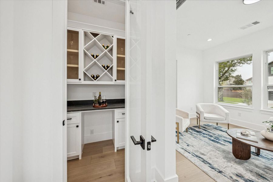 Furnished interior view inside a new home in , Bellaire (Image 6).