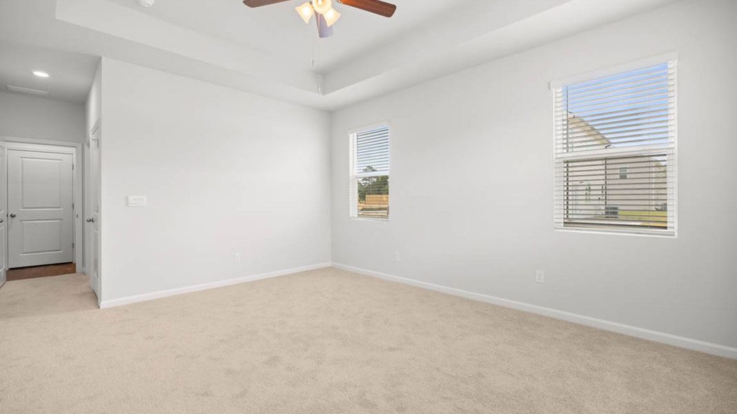Representative unfurnished interior of a home built from the Denton by D.R. Horton in Chukker Creek Landing, Aiken (Image 9).