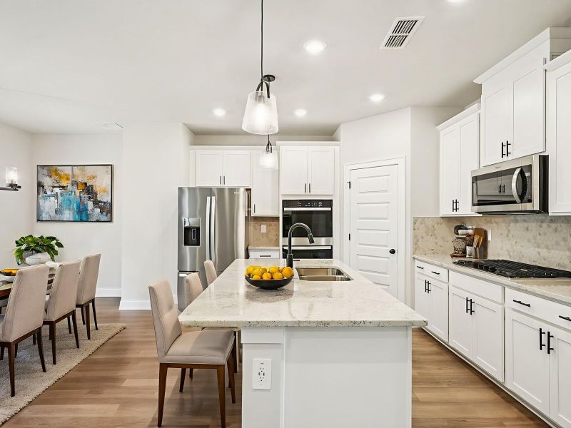 Furnished interior view inside a new home in Preserve at Mountain Creek, Pendergrass (Image 4).