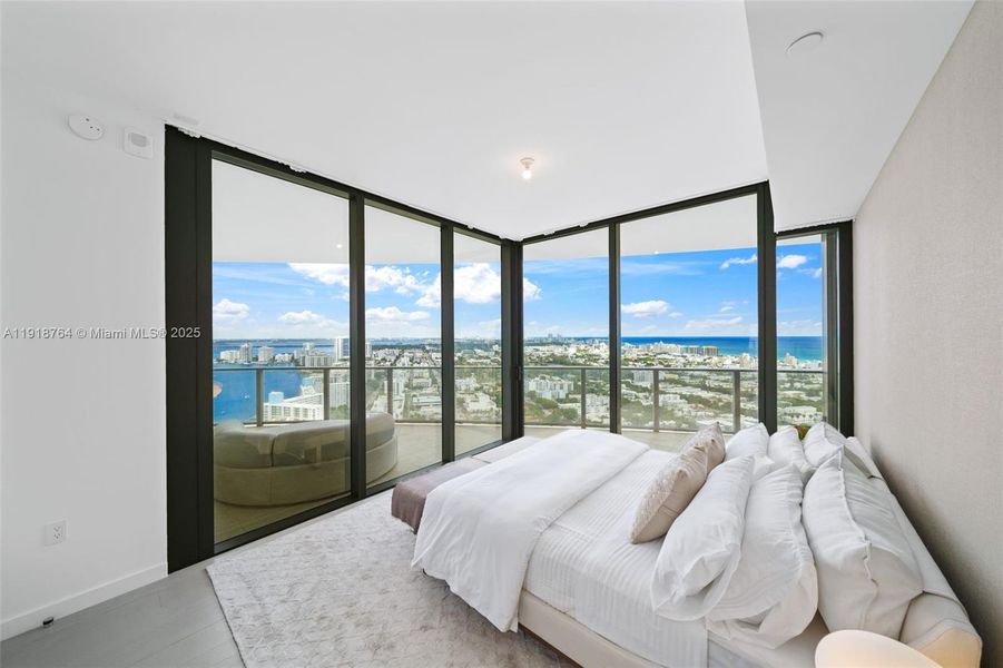 Furnished interior view inside a new home in Five Park, Miami Beach (Image 8). Furnished interior view inside a new home in Five Park, Miami Beach (Image 8).