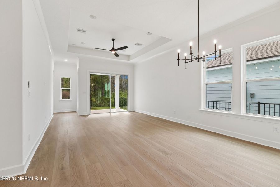 Spacious, unfurnished interior of a new home in Reflections 40' Front Load, Ponte Vedra (Image 20).