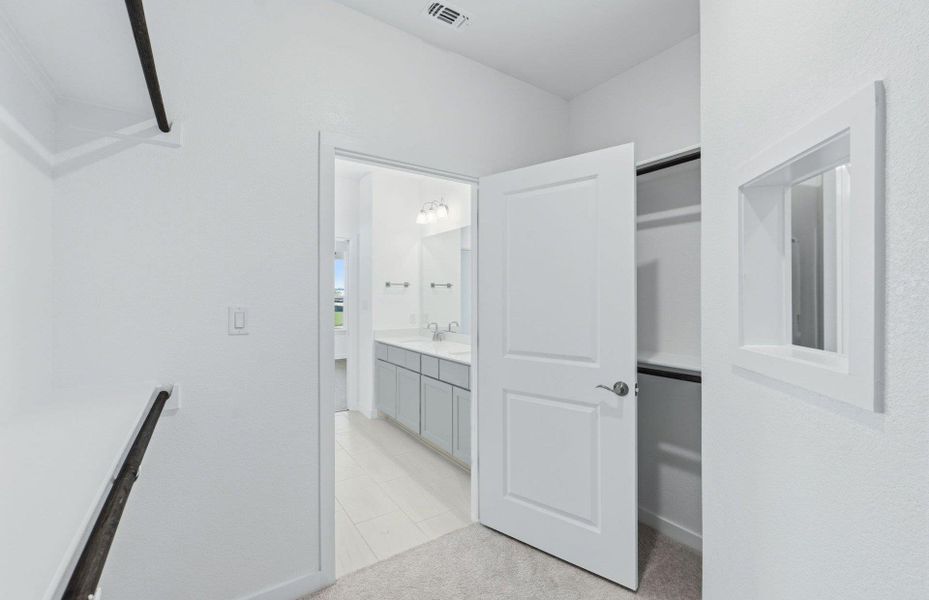 Furnished interior view inside a new home in Del Webb Austin at Lost Pines, Bastrop (Image 7).