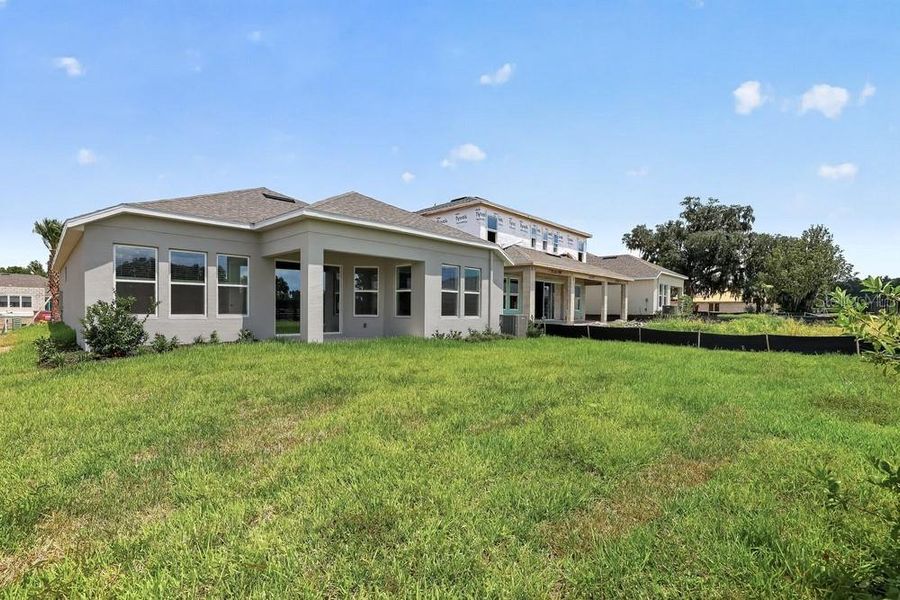 Exterior details and patio area of a home in Timber Ridge, Plant City (Image 4). Exterior details and patio area of a home in Timber Ridge, Plant City (Image 4).