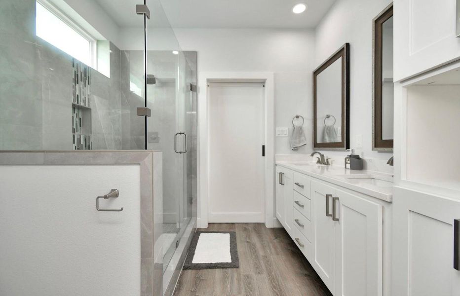 Furnished interior view inside a new home in , Galveston (Image 27). Furnished interior view inside a new home in , Galveston (Image 27).