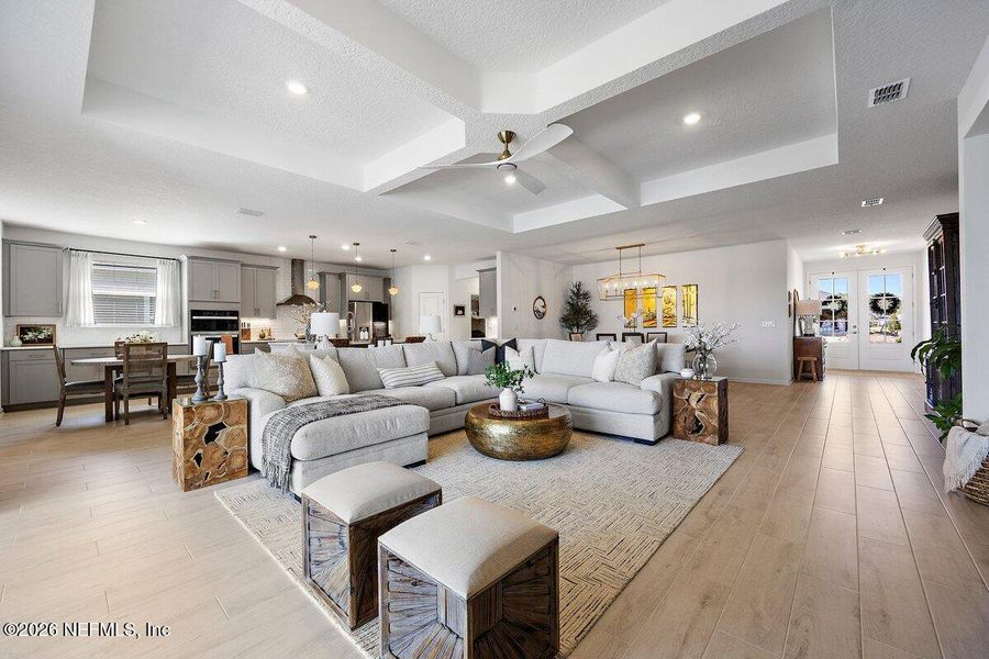 Furnished interior view inside a new home in , Green Cove Springs (Image 12).