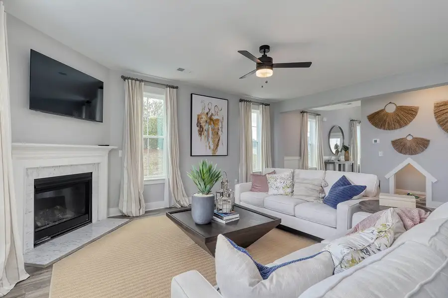 Representative furnished interior of a home built from the Warwick II - Vanguard Collection by Mungo Homes in Scotts Hill Village, Wilmington (Image 5).