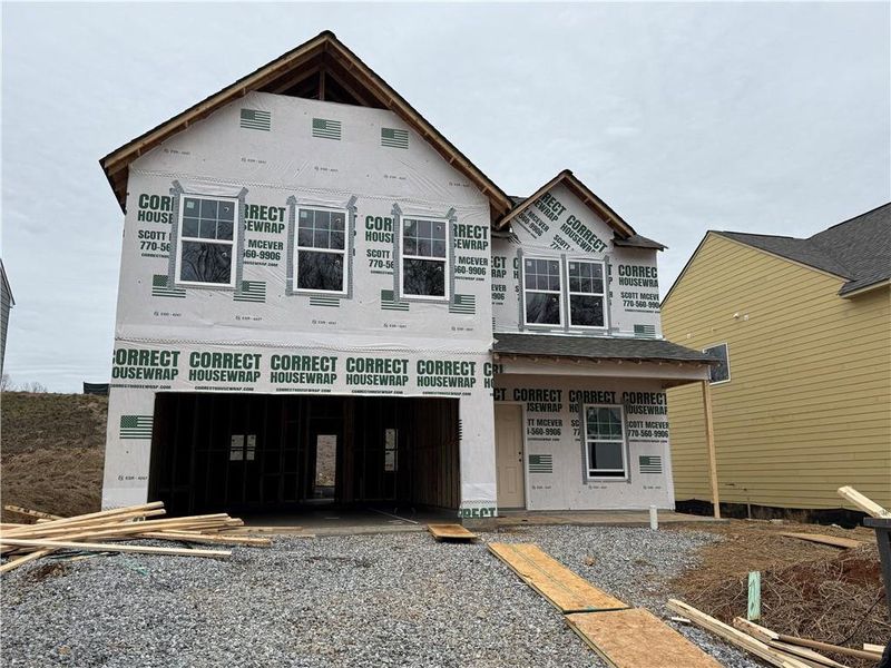 In-progress construction of a new home in The Reserve at Willow Oaks, Canton, GA (Image 22).