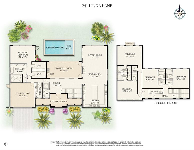 2D floor plan layout of this home in , West Palm Beach, FL (Image 3).
