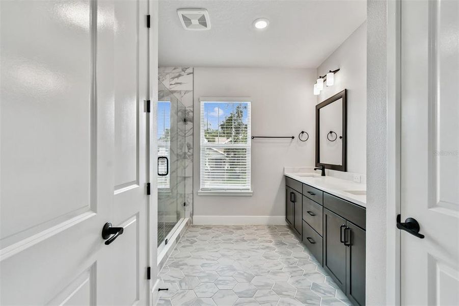 Furnished interior view inside a new home in , Tampa (Image 17). Furnished interior view inside a new home in , Tampa (Image 17).