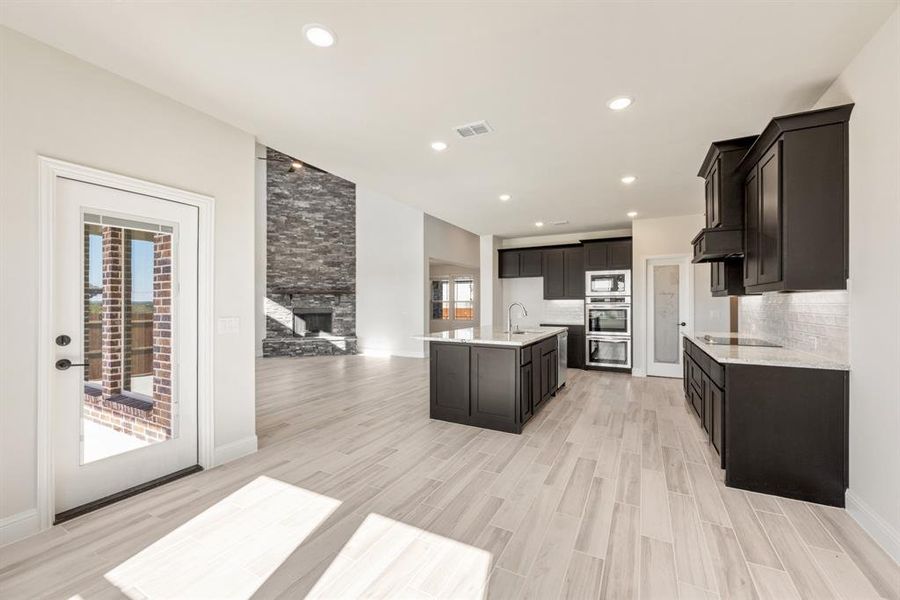 Furnished interior view inside a new home in Villages of Walnut Grove, Midlothian (Image 6).