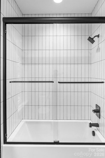 Upstairs Bathroom - Shower + Bathtub