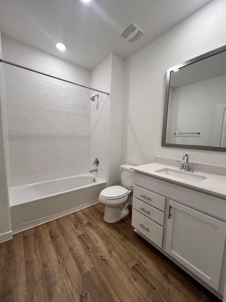 Furnished interior view inside a new home in Rosenbusch Ranch, Leander (Image 9).