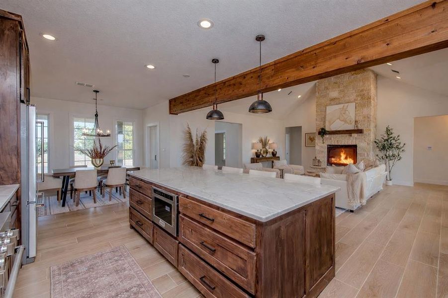 Furnished interior view inside a new home in , Graford (Image 31).