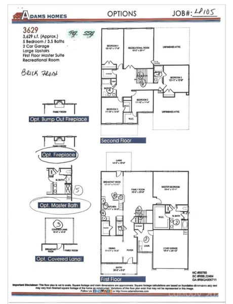 3629;Floor Plan